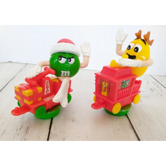 M&Ms Vintage Train Cars 2 Pack Series 1 Collectible Candy Topper Limited Edition - Picture 1 of 16